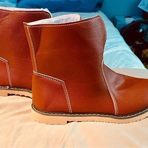 New in packaging, Women’s leather boots size 8